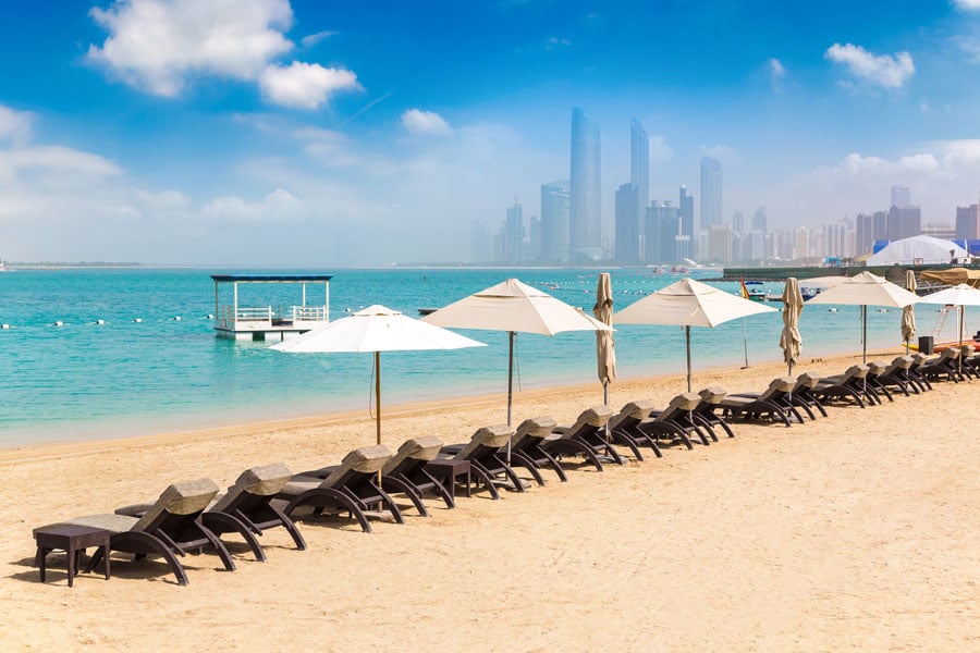 5 kaunista rantaa Abu Dhabissa